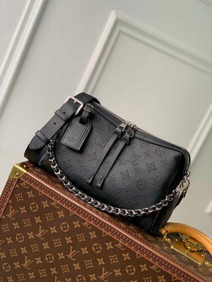 LV M24255 Louis Vuitton Hand It All PM Bag Mahina Black - Default Title - View 2