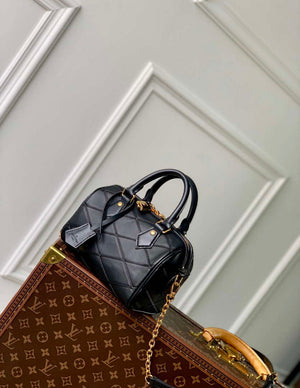 LV M24261 Louis Vuitton Speedy Bandouliere 20 Handbag Black - Default Title - View 2