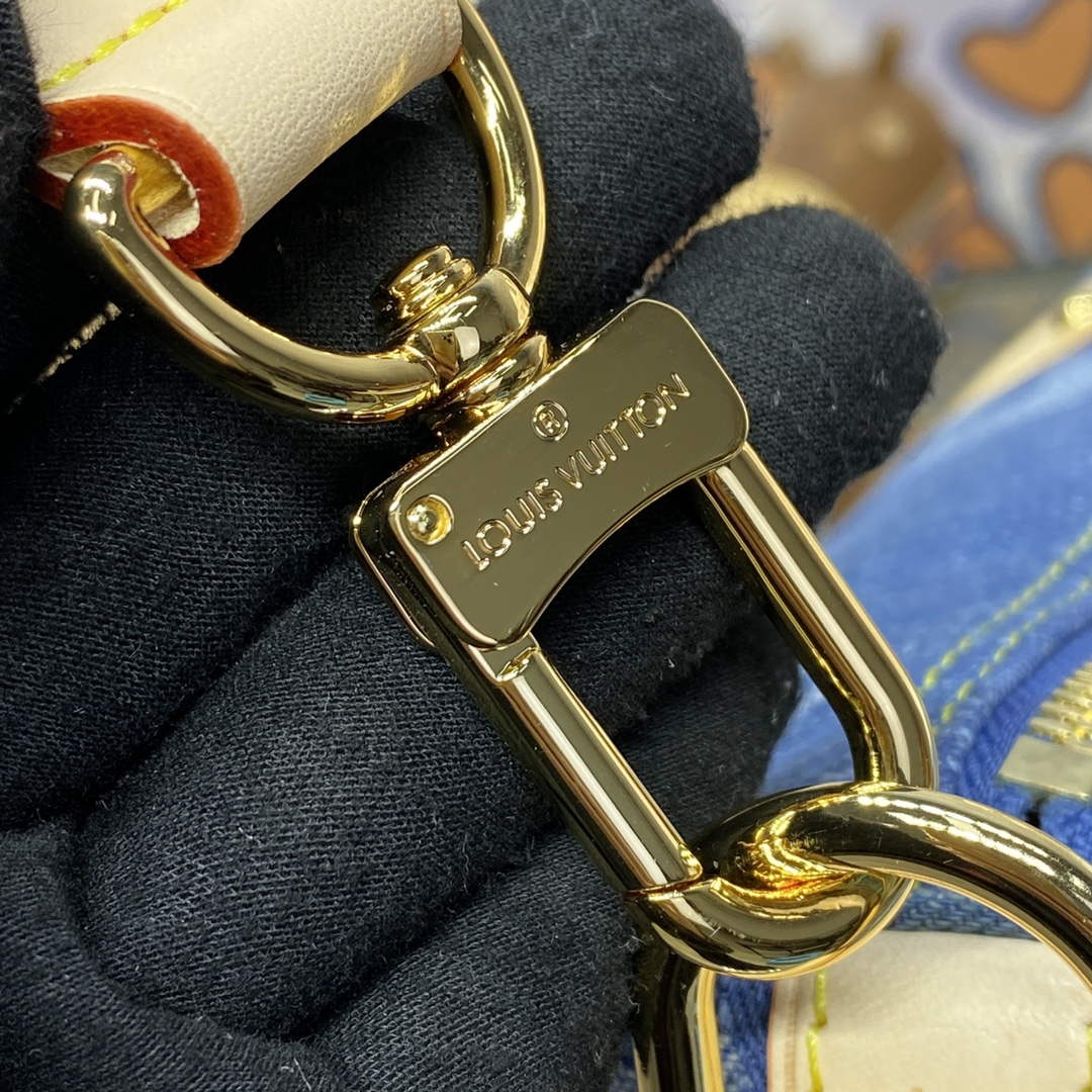 LV M24315 Louis Vuitton Keepall Bandouliere  45 Bag Blue
