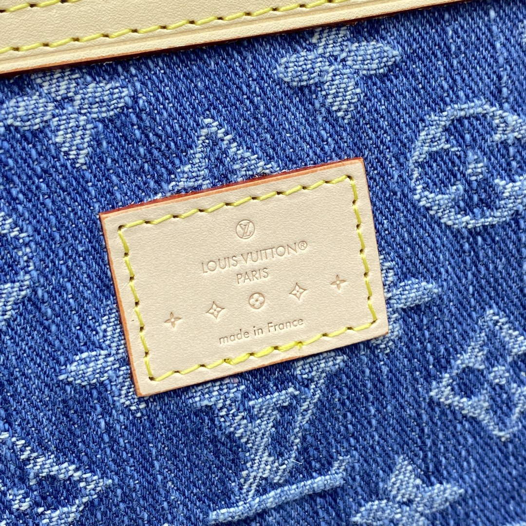 LV M24315 Louis Vuitton Keepall Bandouliere  45 Bag Blue - Default Title - View 8