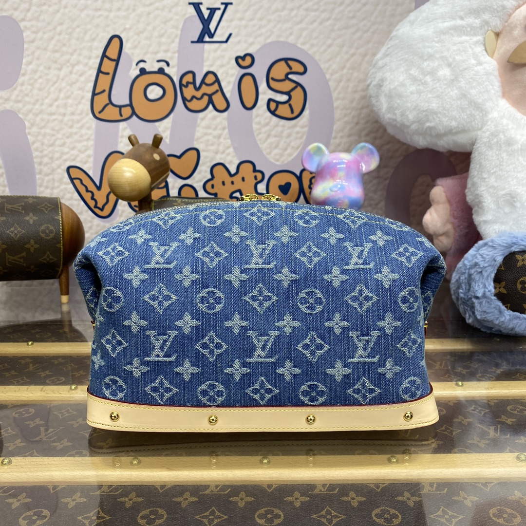 LV M24317 Louis Vuitton Pochette Cosm¨¦tique GM Blue - Default Title - View 2
