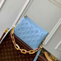 LV M24338 Louis Vuitton Coussin BB Handbag Blue - Default Title - View 1