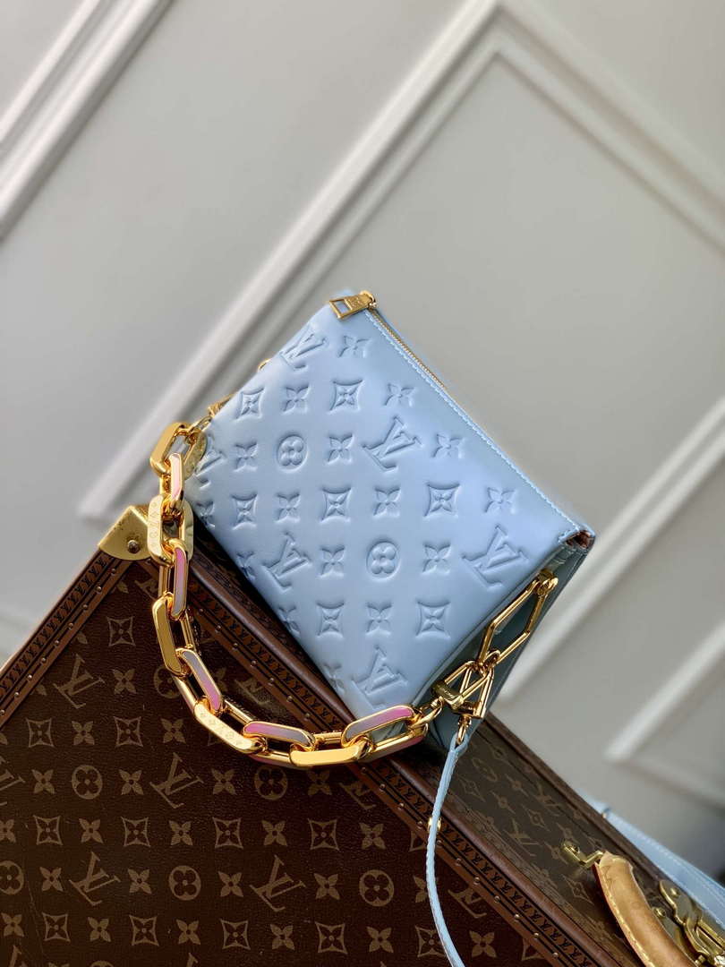 LV M24338 Louis Vuitton Coussin BB Handbag Blue - Default Title - View 2
