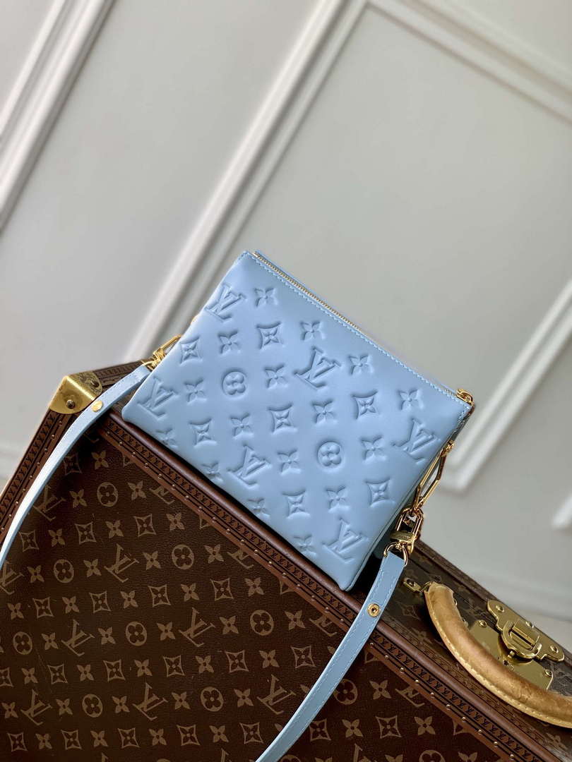 LV M24338 Louis Vuitton Coussin BB Handbag Blue