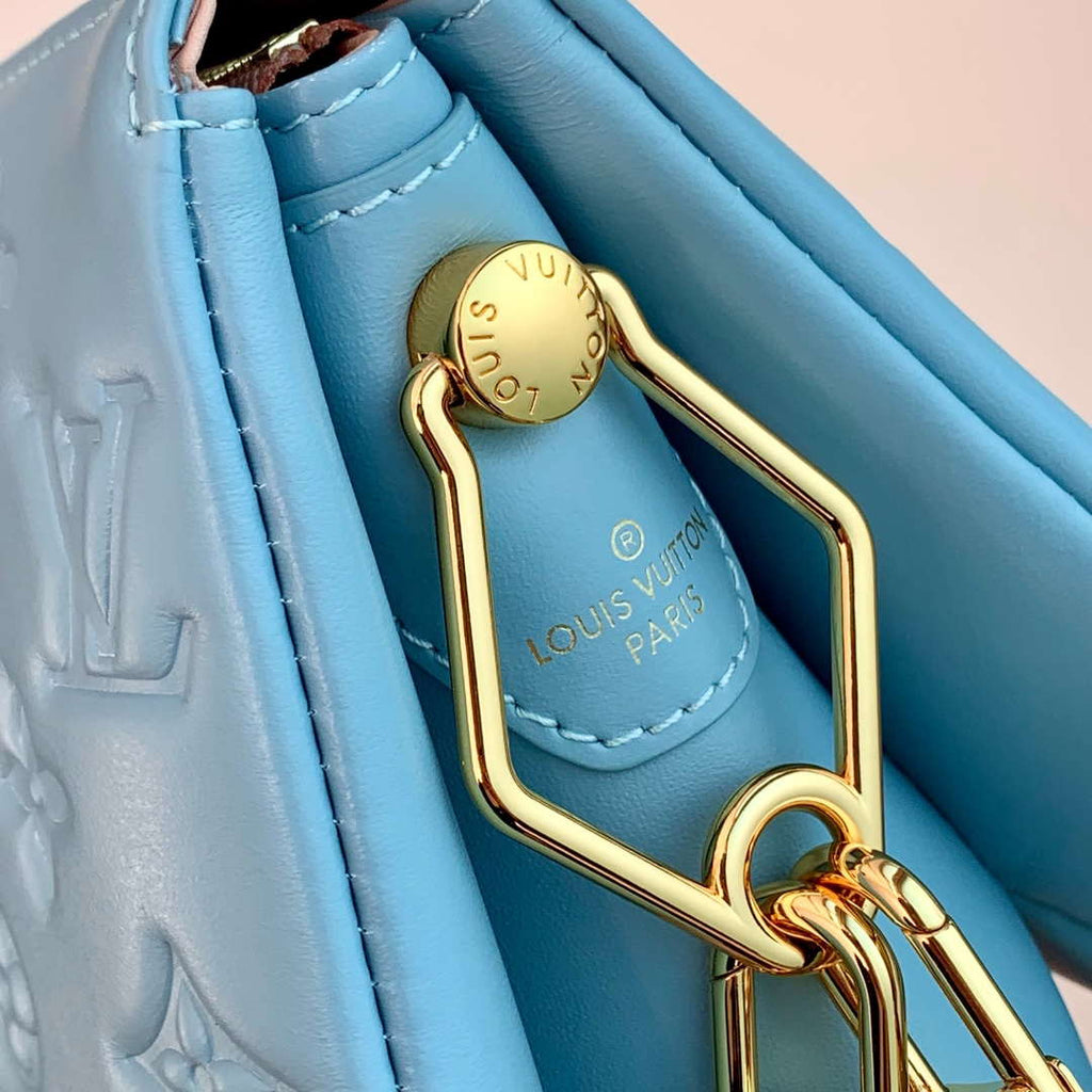 LV M24338 Louis Vuitton Coussin BB Handbag Blue