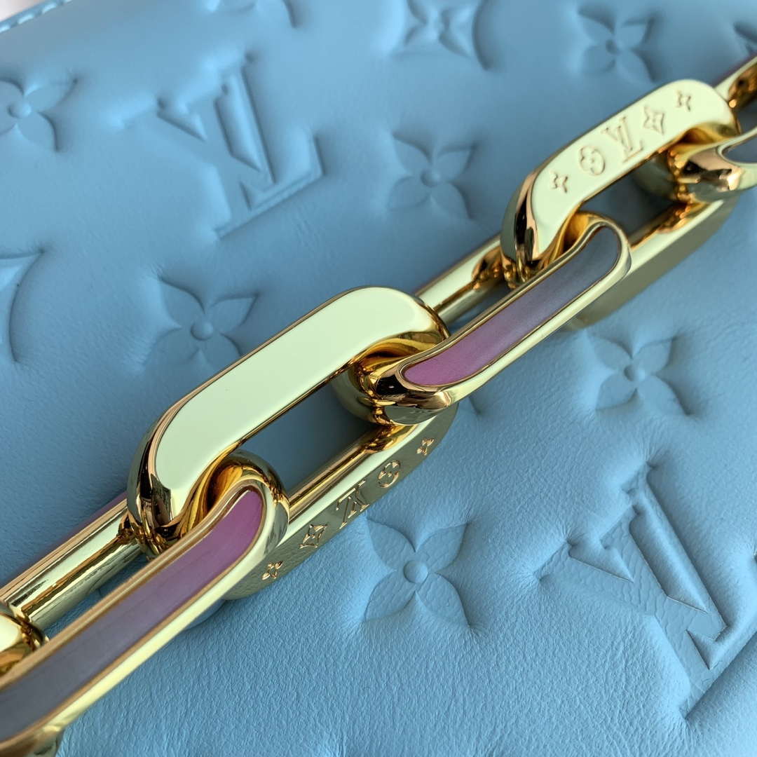 LV M24338 Louis Vuitton Coussin BB Handbag Blue - Default Title - View 6