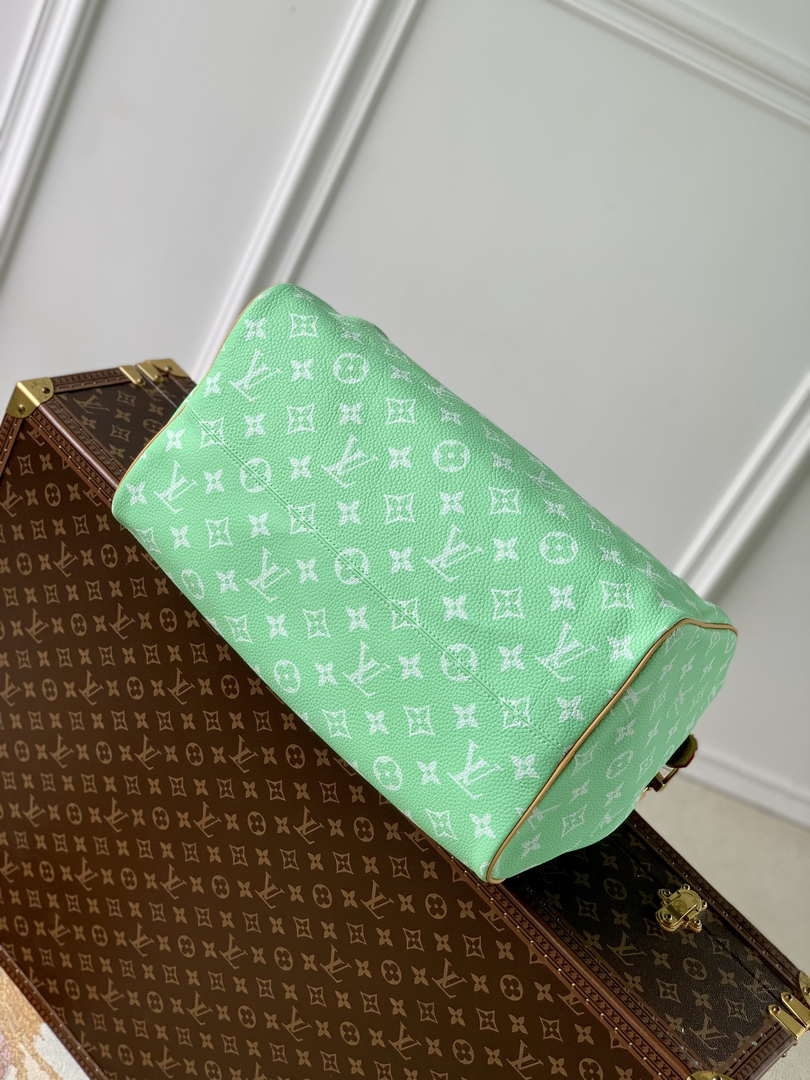 LV M24417 Louis Vuitton Speedy P9 Bandouliere 40 Bag Monogram Leather Fruit Green