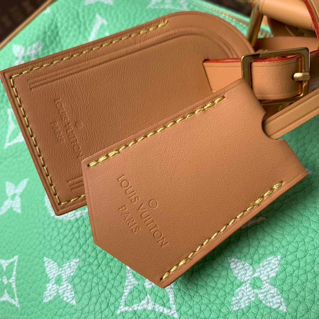 LV M24417 Louis Vuitton Speedy P9 Bandouliere 40 Bag Monogram Leather Fruit Green