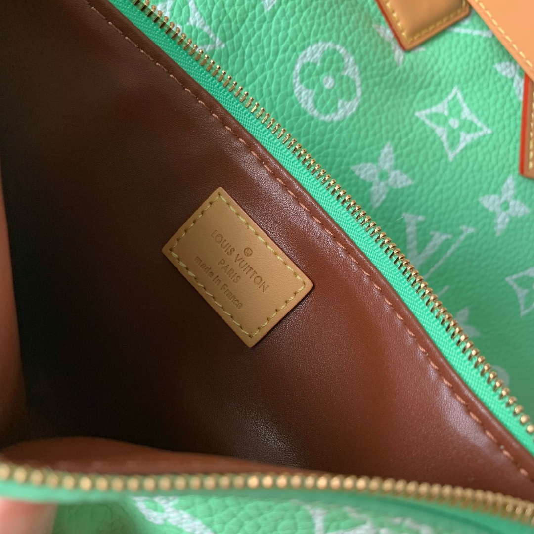 LV M24417 Louis Vuitton Speedy P9 Bandouliere 40 Bag Monogram Leather Fruit Green - Default Title - View 7