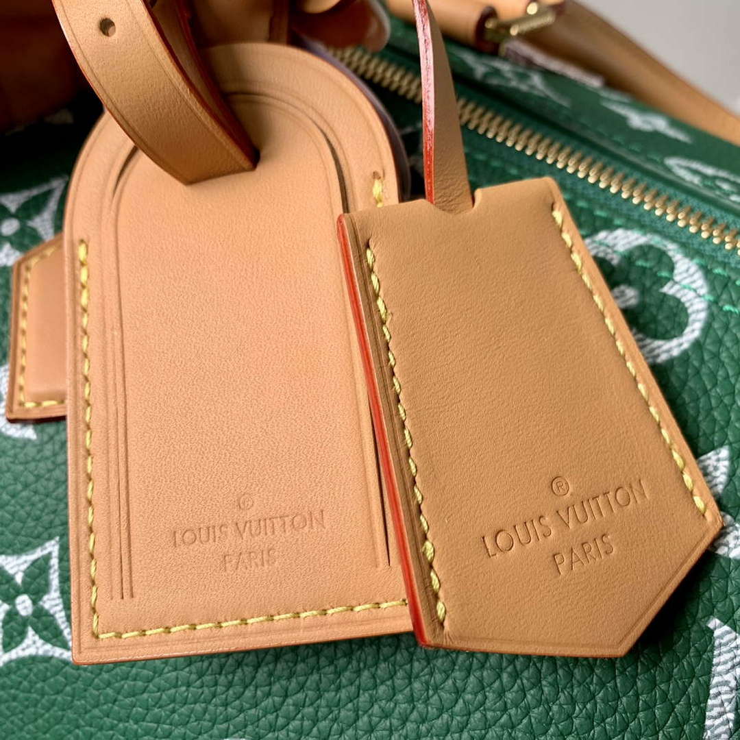 LV M24417 Louis Vuitton Speedy P9 Bandouliere 40 Bag Monogram Leather Green