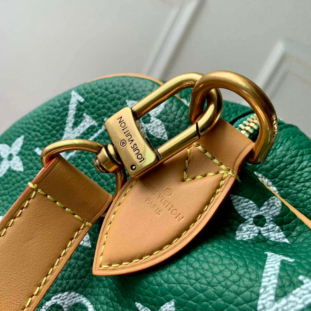 LV M24417 Louis Vuitton Speedy P9 Bandouliere 40 Bag Monogram Leather Green