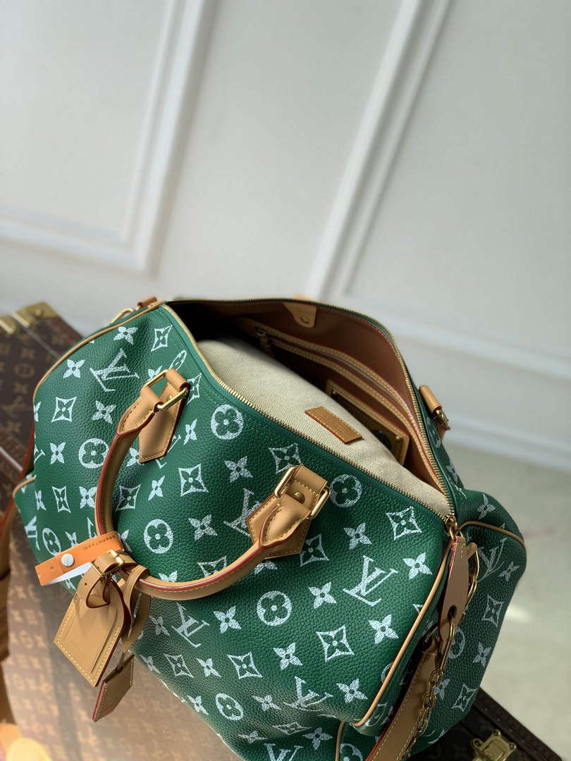 LV M24417 Louis Vuitton Speedy P9 Bandouliere 40 Bag Monogram Leather Green