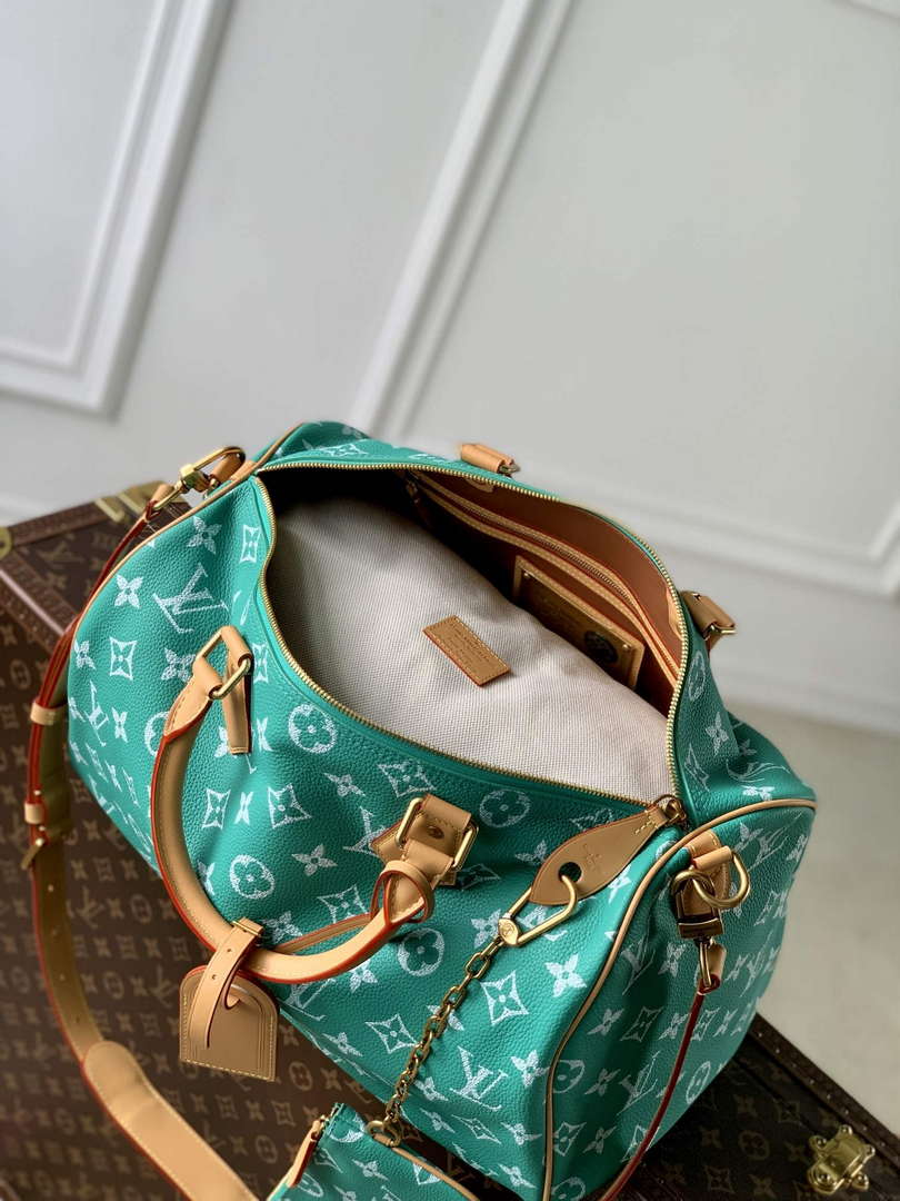 LV M24417 Louis Vuitton Speedy P9 Bandouliere 40 Bag Monogram Leather Light Green