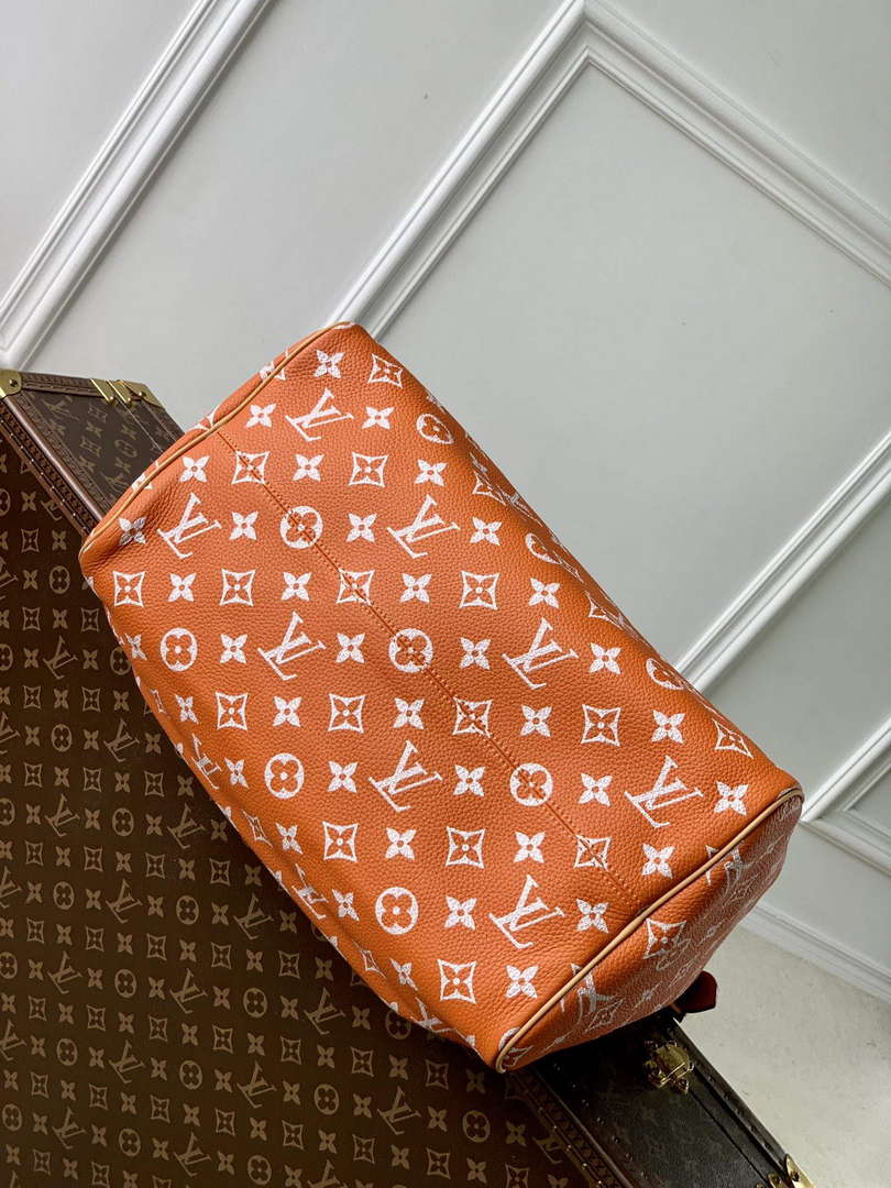 LV M24417 Louis Vuitton Speedy P9 Bandouliere 40 Bag Monogram Leather Orange
