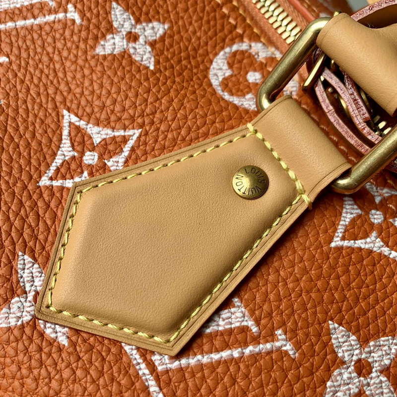 LV M24417 Louis Vuitton Speedy P9 Bandouliere 40 Bag Monogram Leather Orange