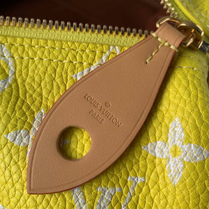 LV M24419 Louis Vuitton Speedy P9 Bandouliere 40 Bag Monogram Leather Fluorescent Yellow - Default Title - View 7