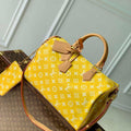 LV M24419 Louis Vuitton Speedy P9 Bandouliere 40 Bag Monogram Leather Yellow - Default Title - View 1