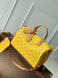LV M24419 Louis Vuitton Speedy P9 Bandouliere 40 Bag Monogram Leather Yellow