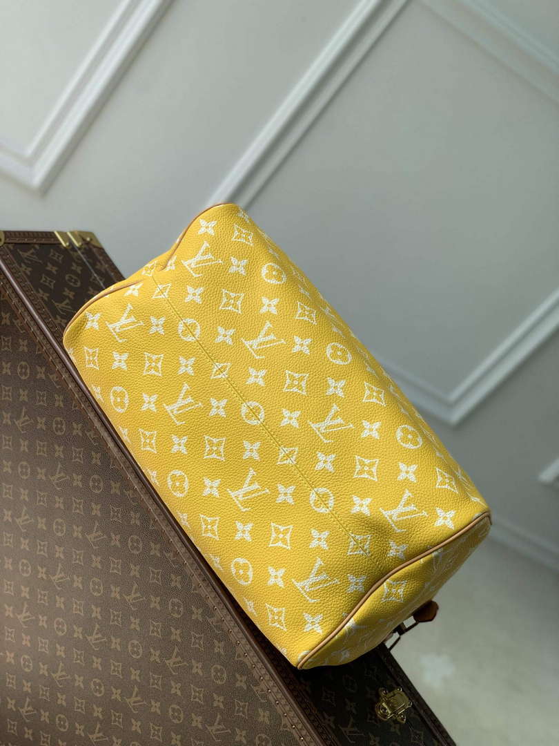 LV M24419 Louis Vuitton Speedy P9 Bandouliere 40 Bag Monogram Leather Yellow - Default Title - View 4
