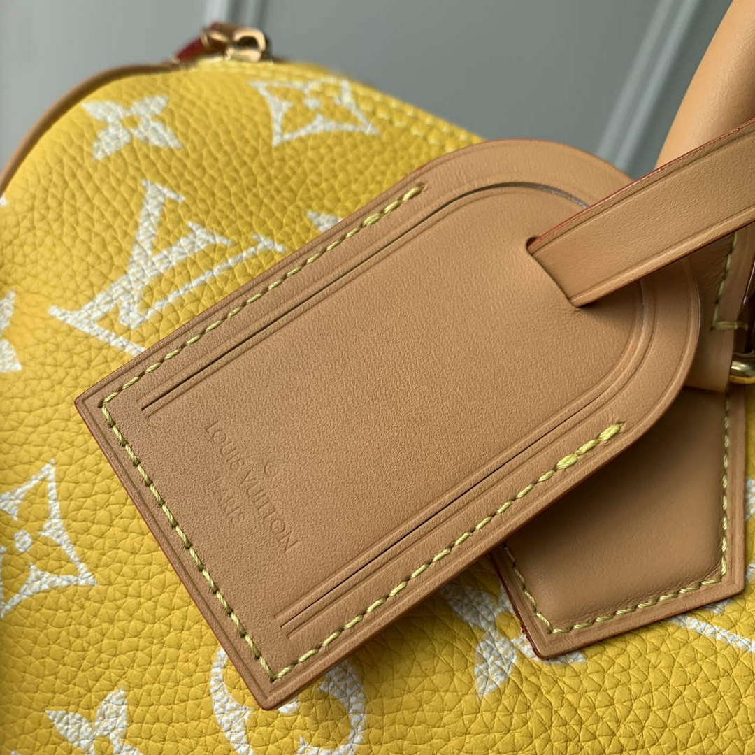 LV M24419 Louis Vuitton Speedy P9 Bandouliere 40 Bag Monogram Leather Yellow - Default Title - View 6