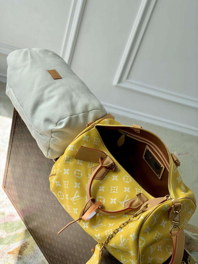 LV M24419 Louis Vuitton Speedy P9 Bandouliere 40 Bag Monogram Leather Yellow