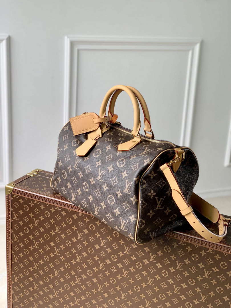 LV M24422 Louis Vuitton Speedy P9 Bandouliere  40 Bag Monogram Leather - Default Title - View 2