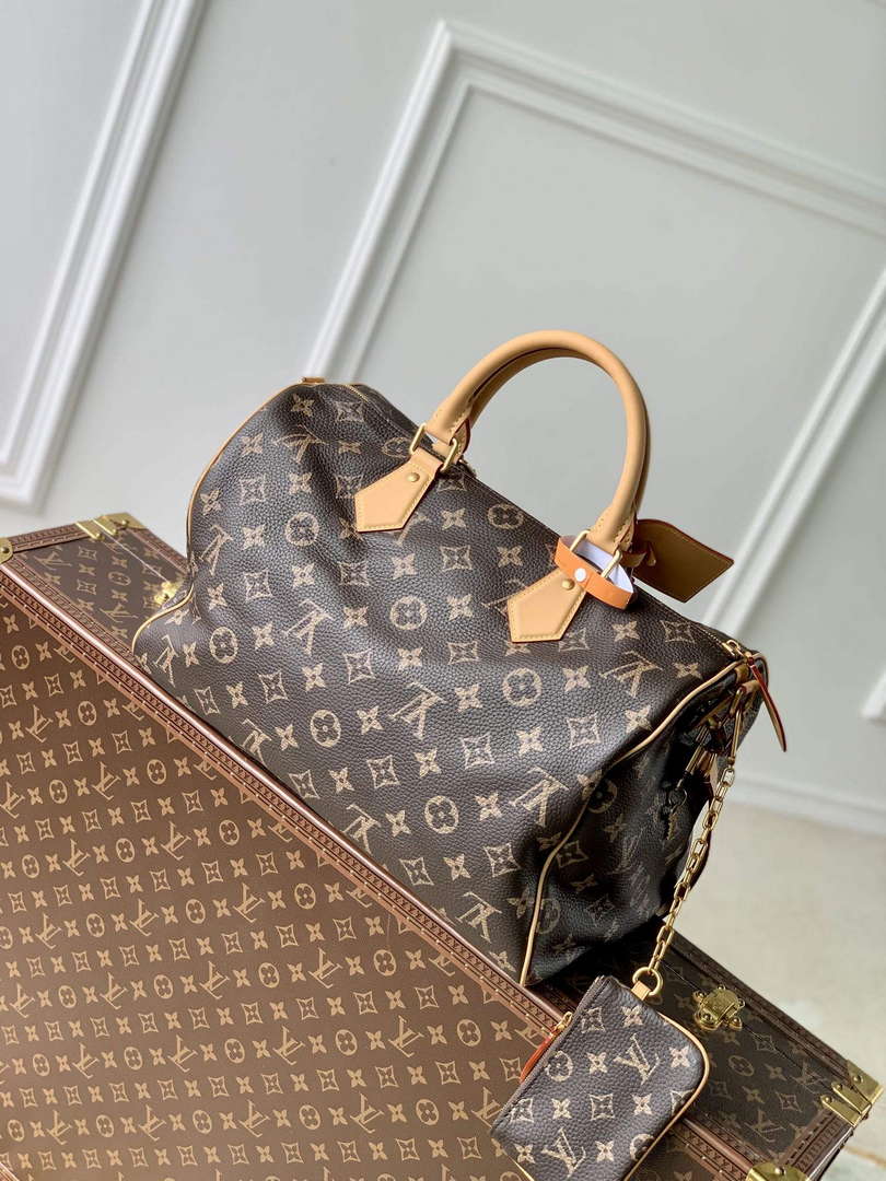 LV M24422 Louis Vuitton Speedy P9 Bandouliere  40 Bag Monogram Leather