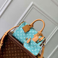 LV M24423 Louis Vuitton Speedy P9 Bandouliere 25 Bag Monogram Leather Light Blue - Default Title - View 1