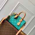LV M24423 Louis Vuitton Speedy P9 Bandouliere 25 Bag Monogram Leather Light Green - Default Title - View 1