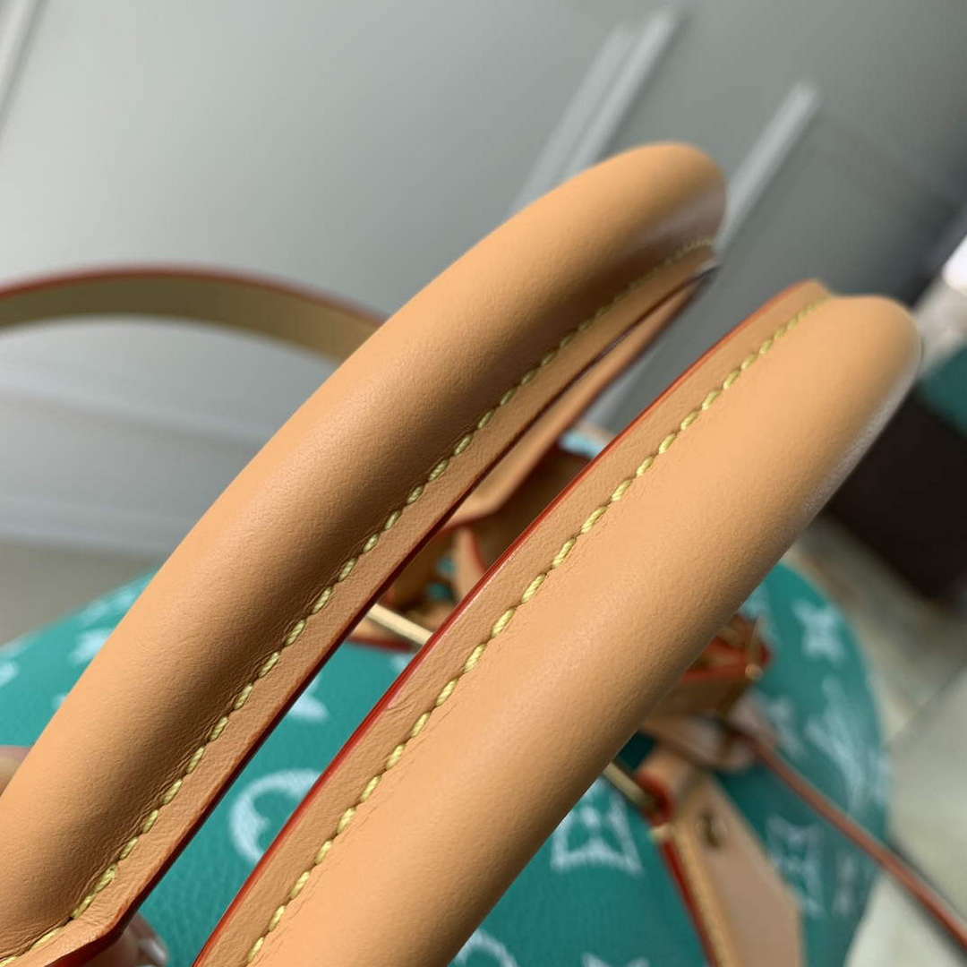 LV M24423 Louis Vuitton Speedy P9 Bandouliere 25 Bag Monogram Leather Light Green