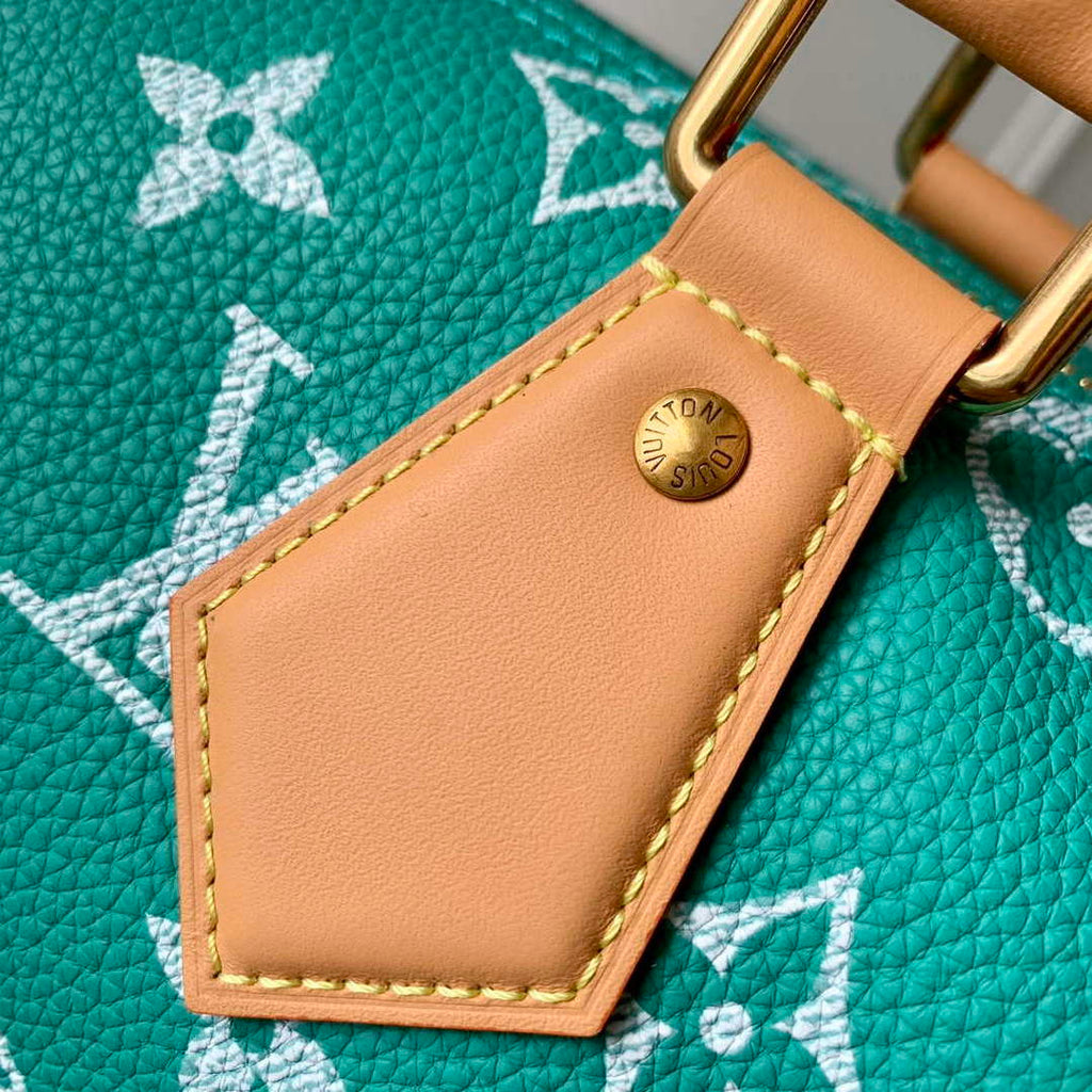 LV M24423 Louis Vuitton Speedy P9 Bandouliere 25 Bag Monogram Leather Light Green