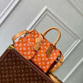 LV M24423 Louis Vuitton Speedy P9 Bandouliere 25 Bag Monogram Leather Orange - Default Title - View 1