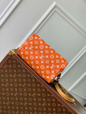LV M24423 Louis Vuitton Speedy P9 Bandouliere 25 Bag Monogram Leather Orange - Default Title - View 4