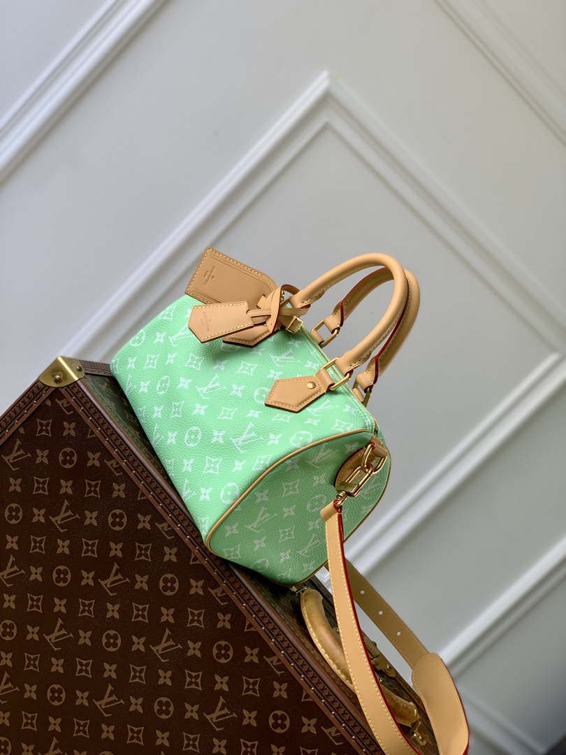 LV M24423 Louis Vuitton Speedy P9 Bandouliere 25 Monogram Bag Fruit Green - Default Title - View 2