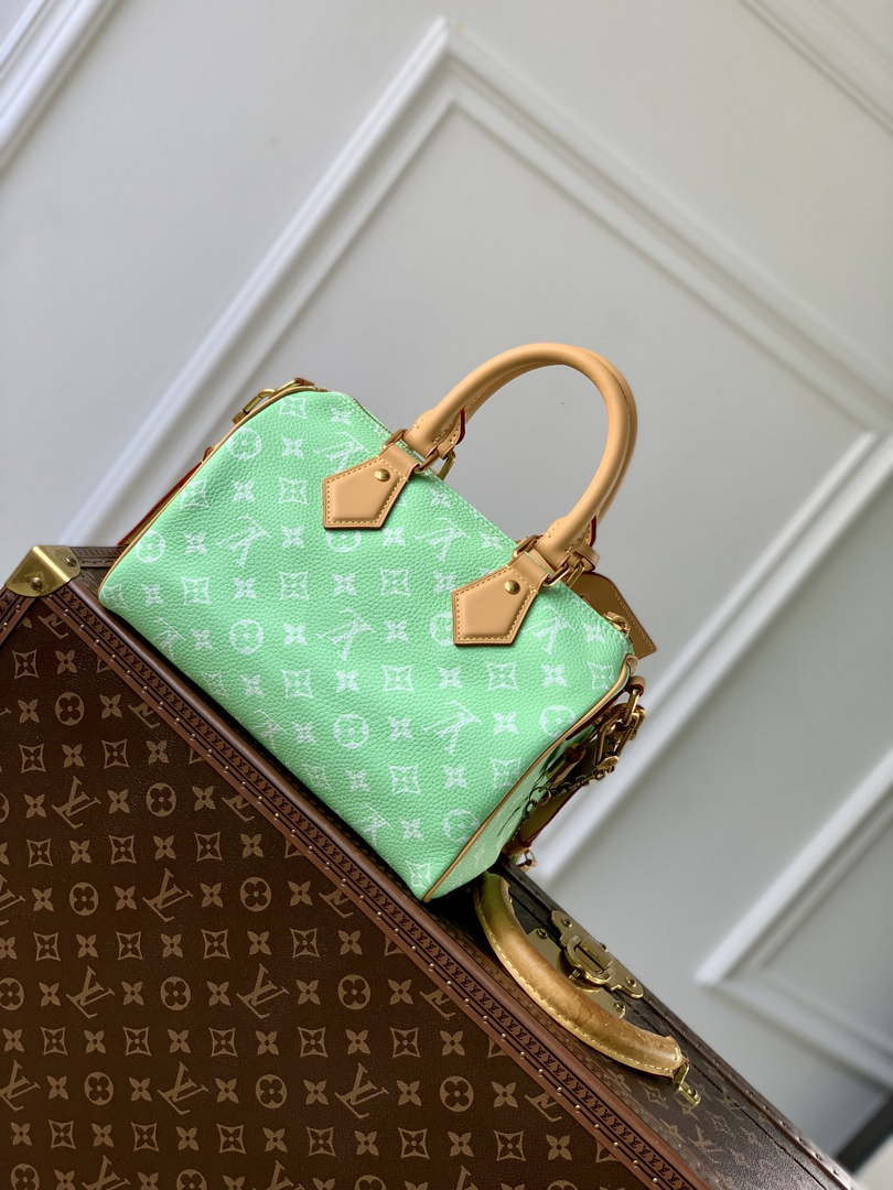 LV M24423 Louis Vuitton Speedy P9 Bandouliere 25 Monogram Bag Fruit Green - Default Title - View 3
