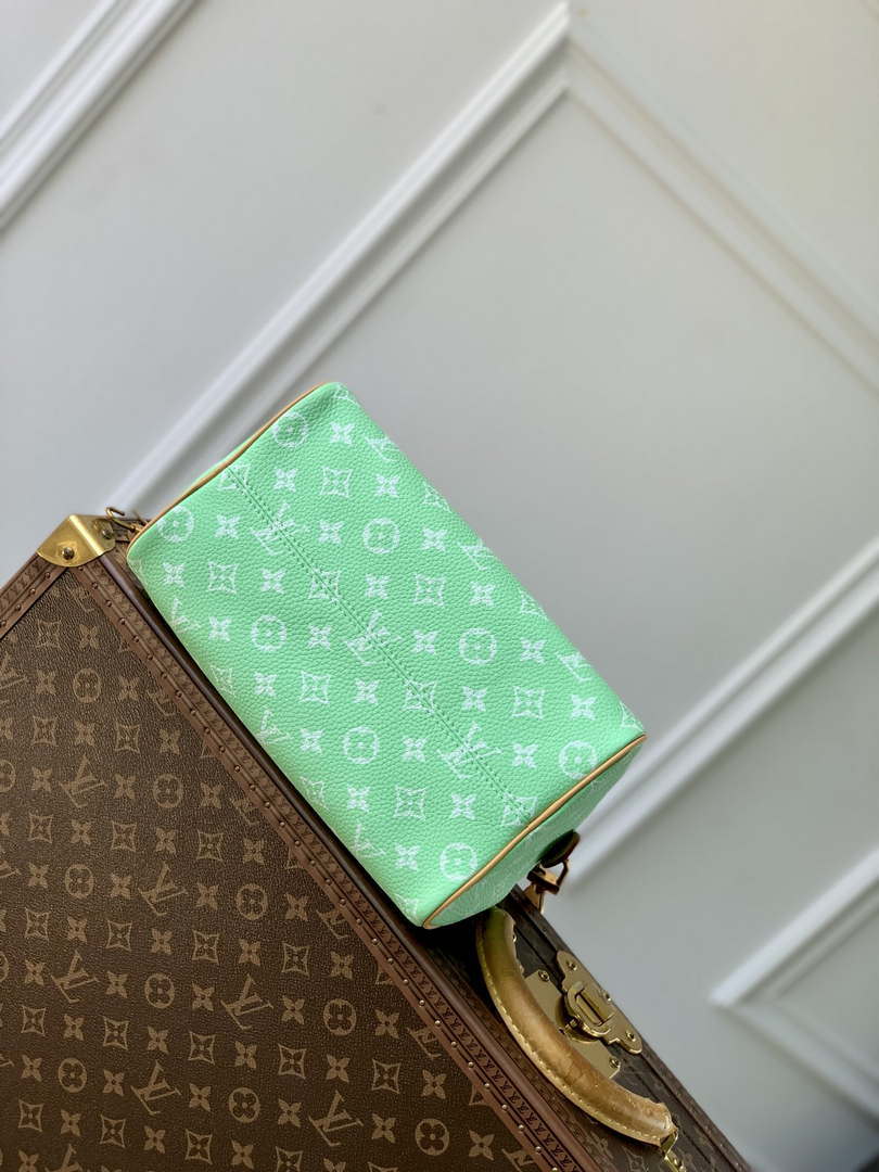 LV M24423 Louis Vuitton Speedy P9 Bandouliere 25 Monogram Bag Fruit Green