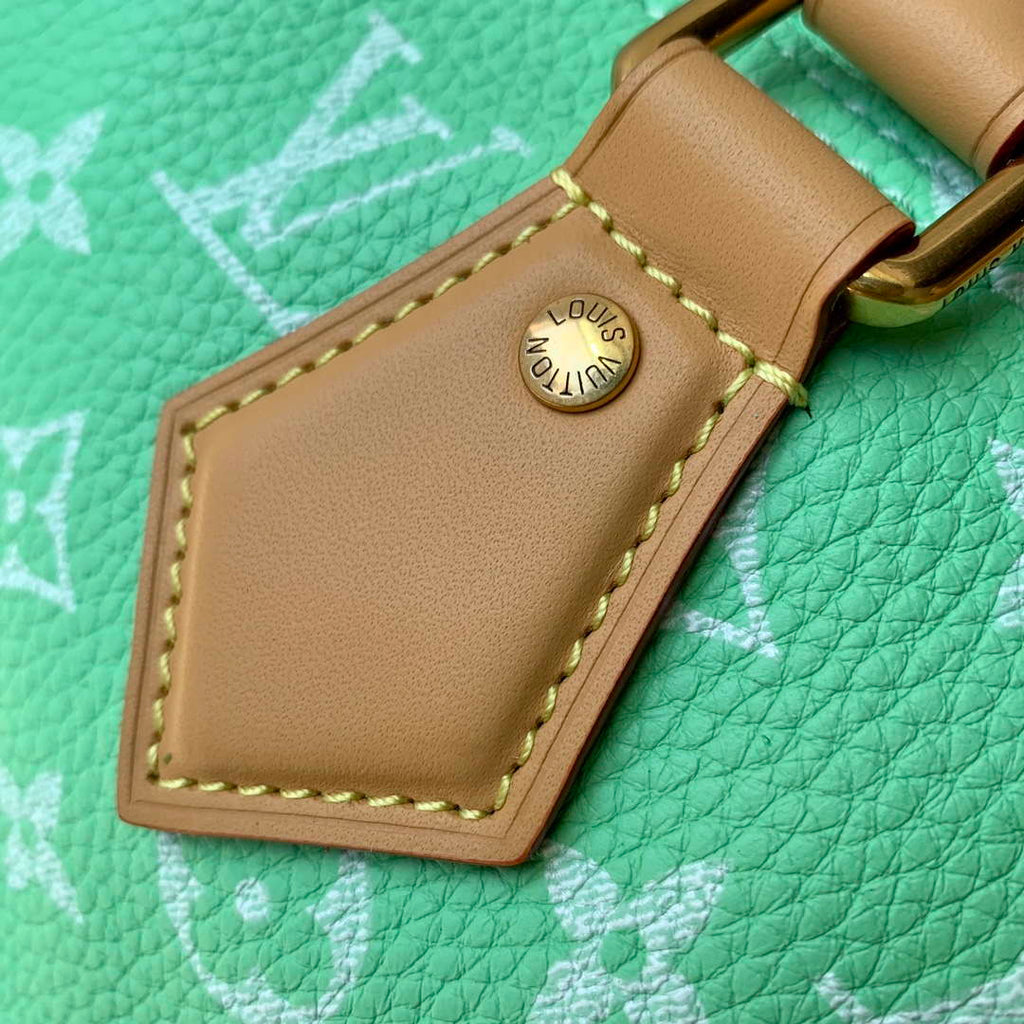LV M24423 Louis Vuitton Speedy P9 Bandouliere 25 Monogram Bag Fruit Green
