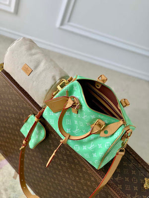 LV M24423 Louis Vuitton Speedy P9 Bandouliere 25 Monogram Bag Fruit Green - Default Title - View 9