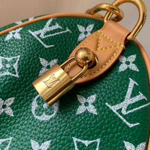 LV M24423 Louis Vuitton Speedy P9 Bandouliere 25 Monogram Bag Green - Default Title - View 8