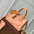 LV M24424 Louis Vuitton Speedy P9 Bandouliere 25 Monogram Bag Pastel Peach - Default Title - View 1
