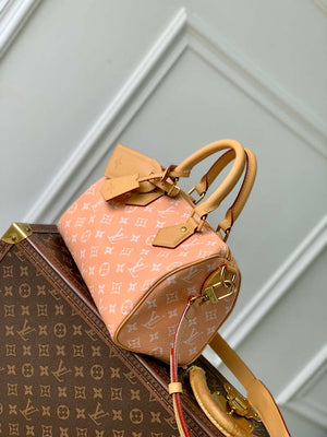 LV M24424 Louis Vuitton Speedy P9 Bandouliere 25 Monogram Bag Pastel Peach - Default Title - View 7