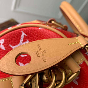 LV M24425 Louis Vuitton Speedy P9 Bandouliere 25 Bag Monogram Leather Red - Default Title - View 5