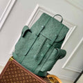 LV M24428 Louis Vuitton Christopher MM Backpack Forest Green - Default Title - View 1