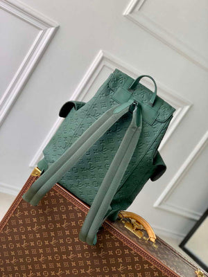 LV M24428 Louis Vuitton Christopher MM Backpack Forest Green - Default Title - View 3