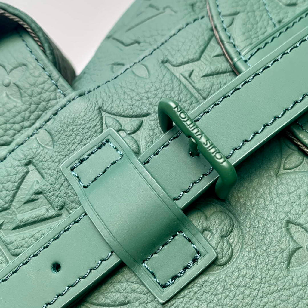 LV M24428 Louis Vuitton Christopher MM Backpack Forest Green