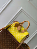 LV M24429 Louis Vuitton Speedy P9 Bandouliere  25 Bag Monogram Leather Fluorescent Yellow