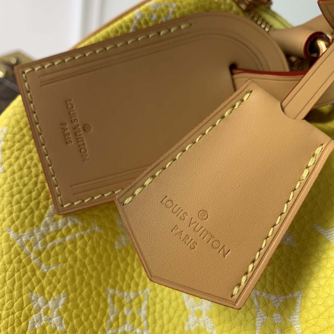 LV M24429 Louis Vuitton Speedy P9 Bandouliere  25 Bag Monogram Leather Fluorescent Yellow - Default Title - View 6