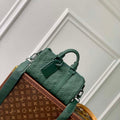 LV M24432 Louis Vuitton Keepall Bandouliere 25 Bag Forest Green - Default Title - View 1