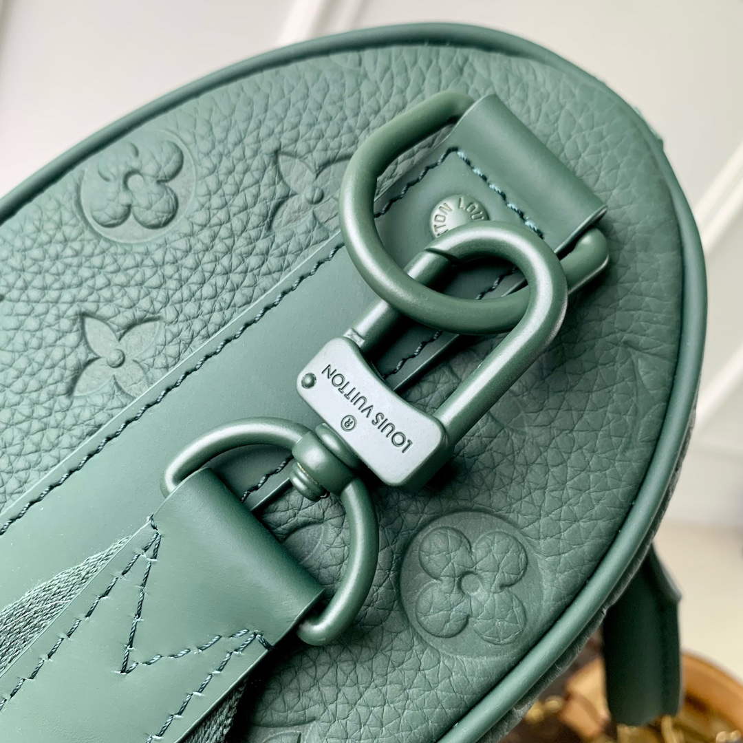 LV M24432 Louis Vuitton Keepall Bandouliere 25 Bag Forest Green