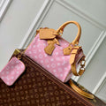 LV M24433 Louis Vuitton Speedy P9 Bandouliere 25 Monogram Bag Pink - Default Title - View 1